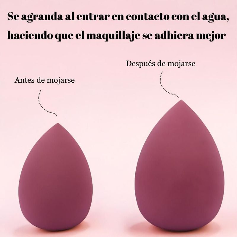 Juego de esponjas de maquillaje, esponja de calabaza, esponja en forma de gota, esponja de maquillaje, herramientas de maquillaje