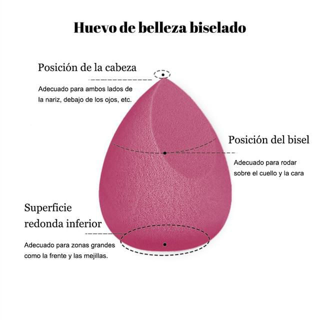 Juego de esponjas de maquillaje, esponja de calabaza, esponja en forma de gota, esponja de maquillaje, herramientas de maquillaje