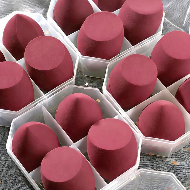 Juego de esponjas de maquillaje, esponja de calabaza, esponja en forma de gota, esponja de maquillaje, herramientas de maquillaje