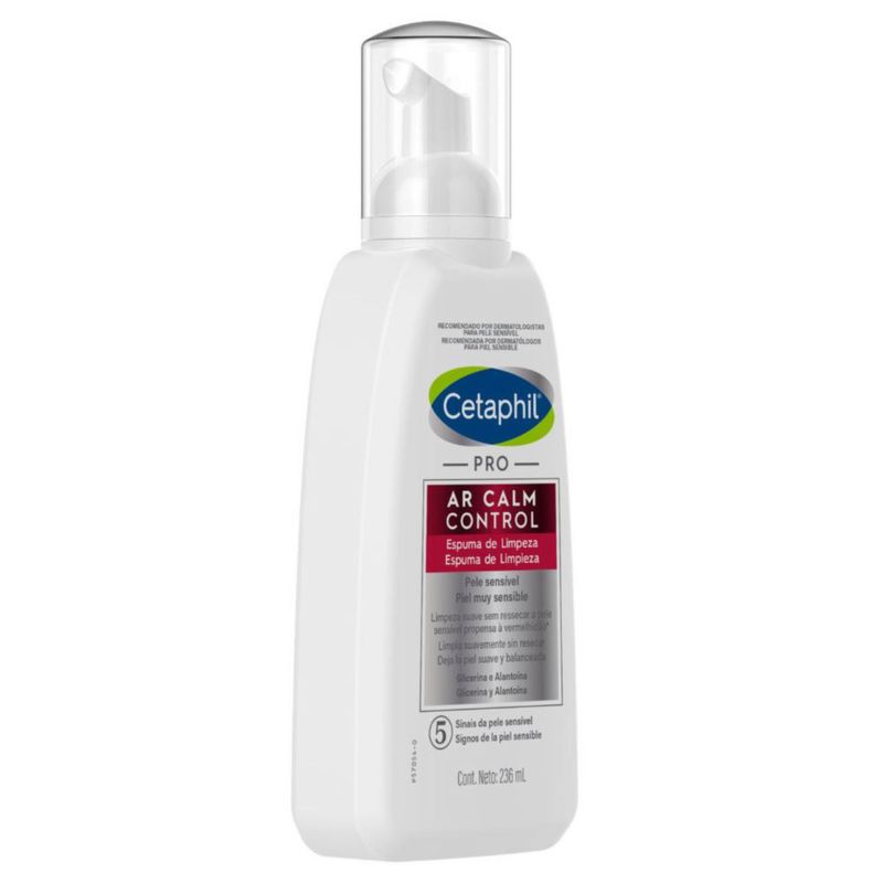 Cetaphil PRO AR Espuma limpiadora facial para piel con enrojecimiento 236 ml