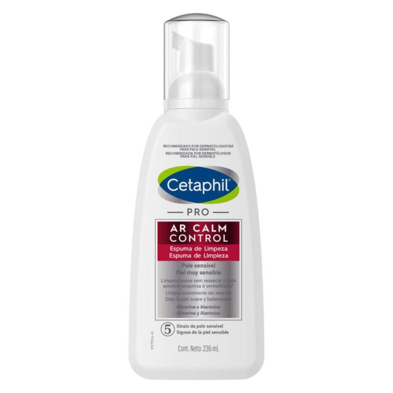 Cetaphil PRO AR Espuma limpiadora facial para piel con enrojecimiento 236 ml