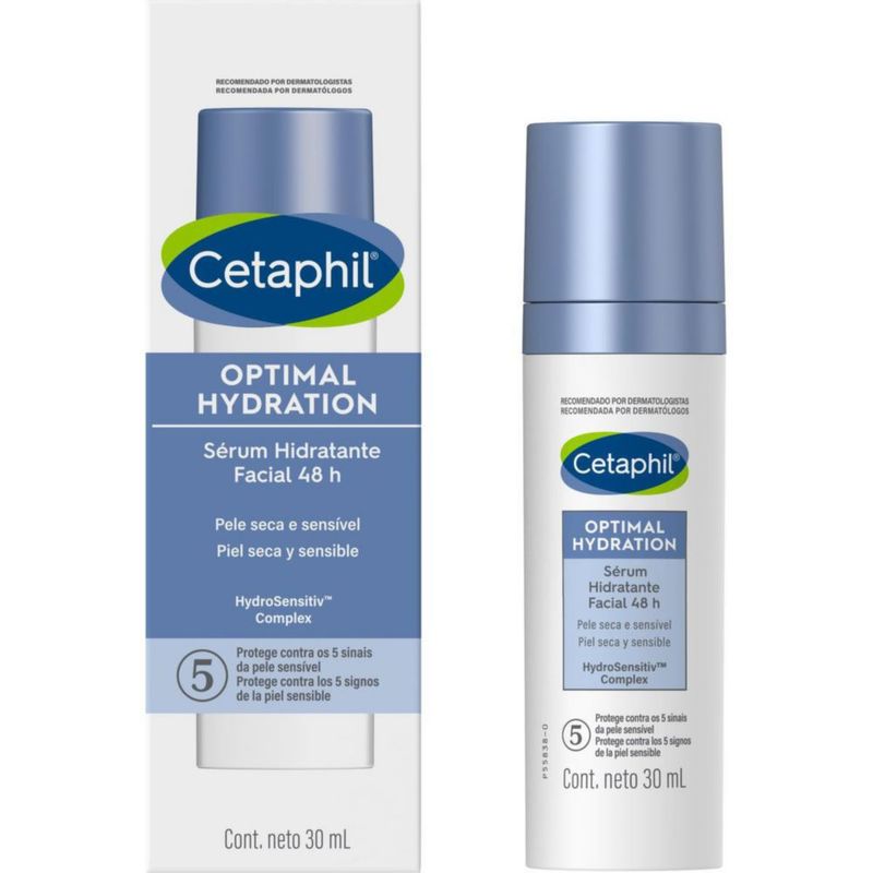 Cetaphil Optimal Hydration Sérum facial ligero para piel deshidratada 30 ml