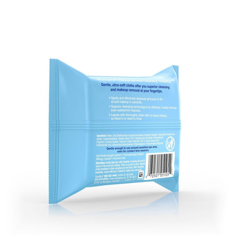 Toallitas limpiadoras desmaquillantes Neutrogena 25 unidades x 6