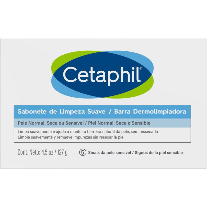 Cetaphil Barra dermolimpiadora para piel sensible 127 gr