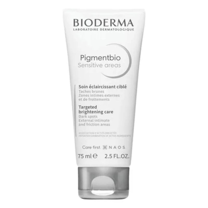 Bioderma Pigmentbio Sensitive Areas despigmentante corporal para áreas sensibles 75 ml