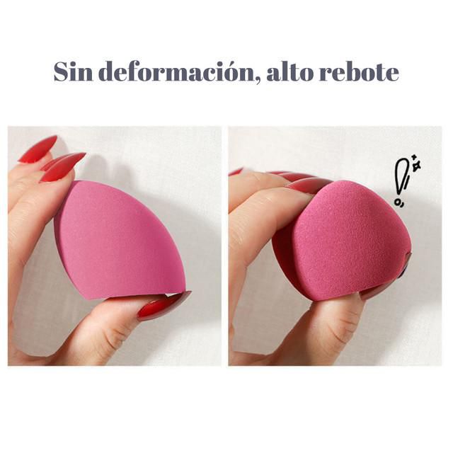 Juego de esponjas de maquillaje, esponja de calabaza, esponja en forma de gota, esponja de maquillaje, herramientas de maquillaje