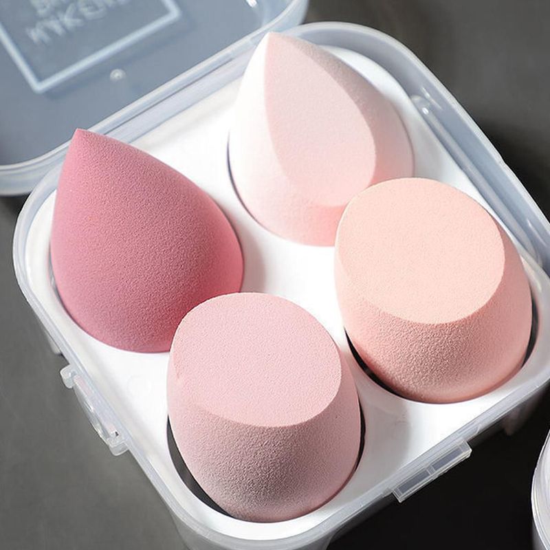 Juego de esponjas de maquillaje, esponja de calabaza, esponja en forma de gota, esponja de maquillaje, herramientas de maquillaje