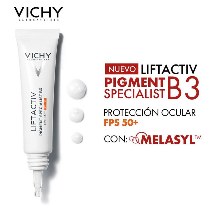 Vichy Liftactiv Pigment Specialist B3 Contorno de ojos antimanchas SPF50 15 ml