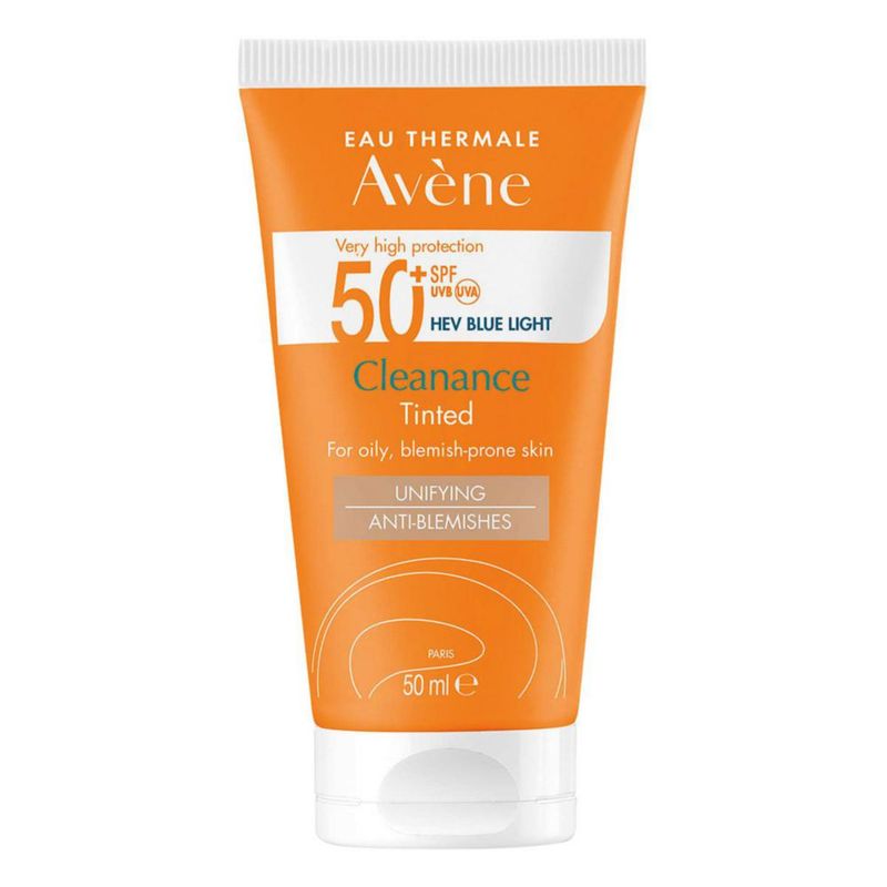 Avene Cleanance Solar FPS50 con color 50 ml