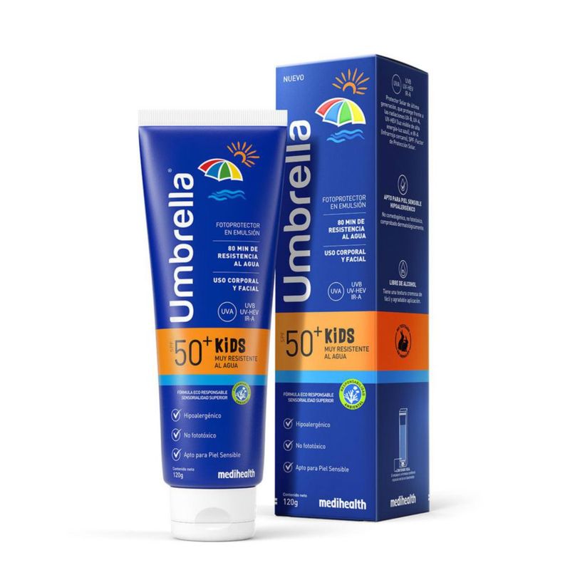 Umbrella kids, protector solar para niños 120gr.