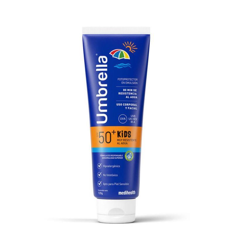Umbrella kids, protector solar para niños 120gr.