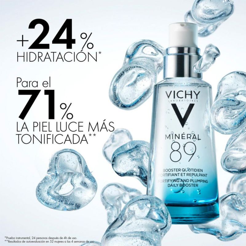 Vichy Mineral 89 Sérum concentrado fortificante e hidratante 50 ml