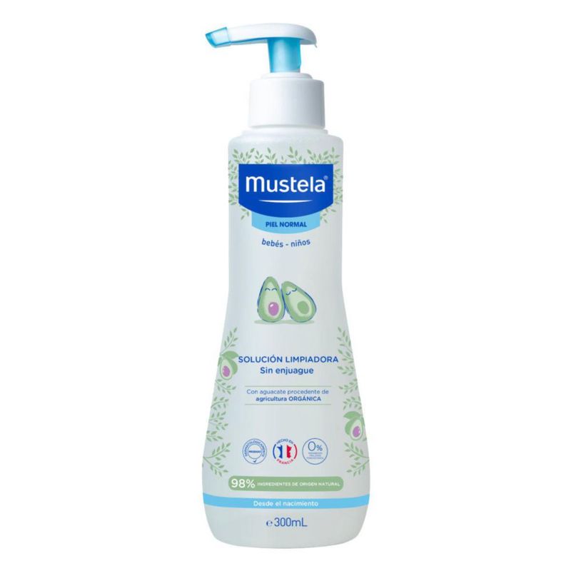 Mustela Solución Limpiadora Sin Enjuague 300 ml