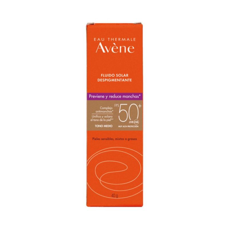 Avene Fluido solar despigmentante SPF50 tono medio 40 ml
