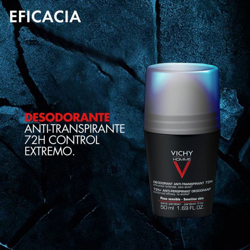 Vichy Homme desodorante Antitranspirante regulación intensa 50 ml