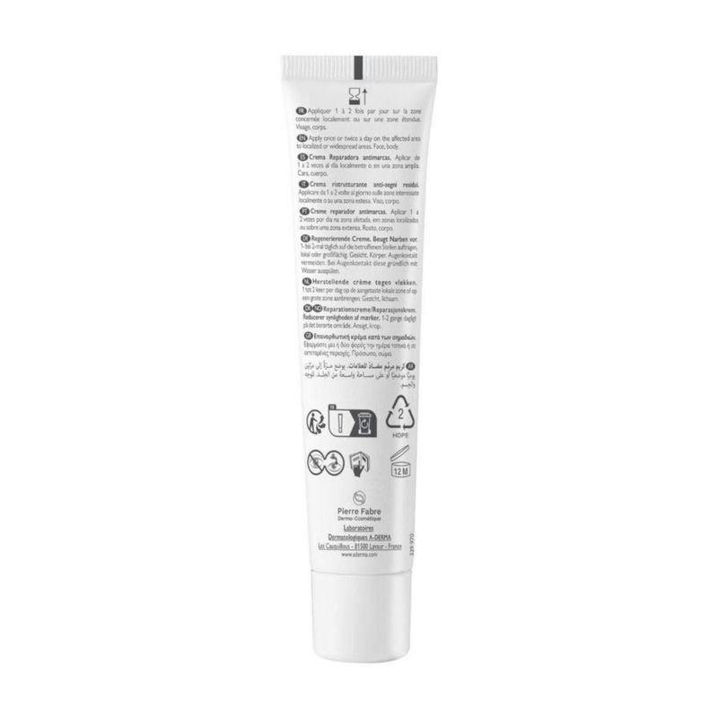 Aderma Epitheliale Ultra Repair Crema Reparadora Antimarcas SPF50 40 gr