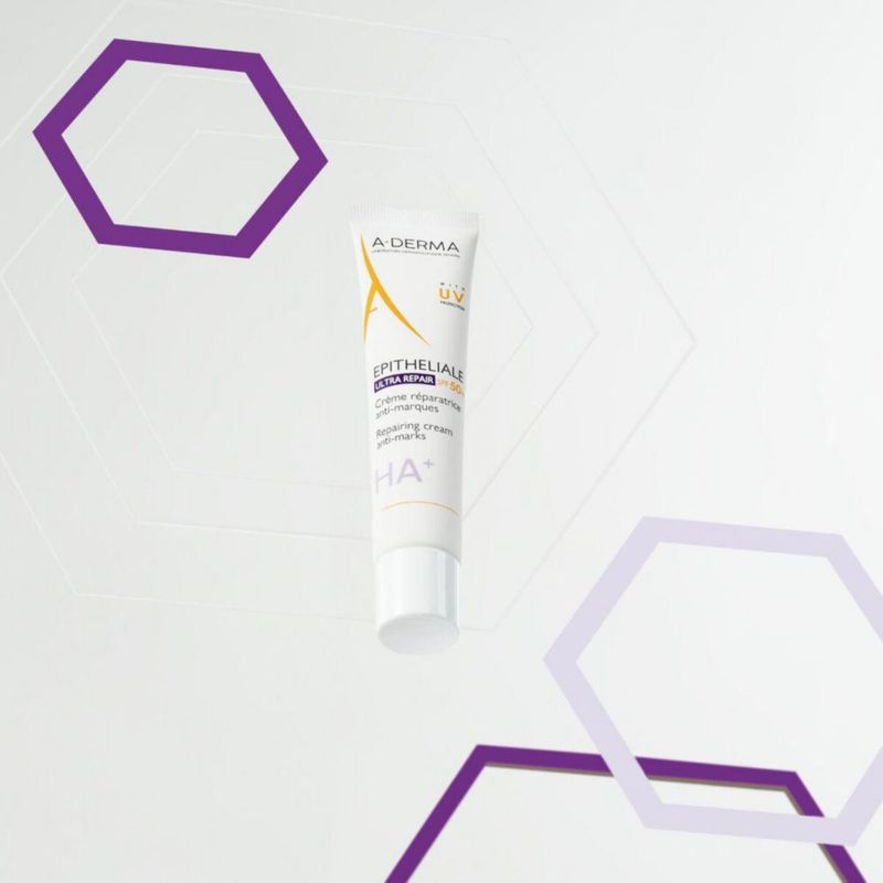 Aderma Epitheliale Ultra Repair Crema Reparadora Antimarcas SPF50 40 gr