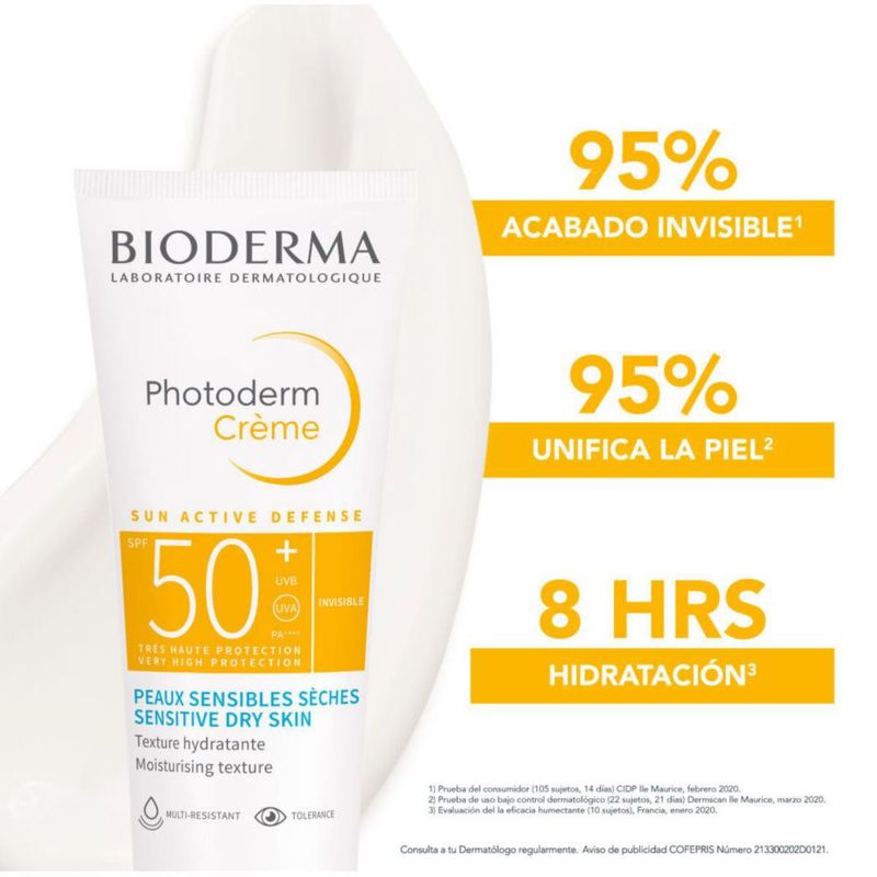 Bioderma Photoderm Crema FPS50 Protector solar facial tono Neutro 40 ml