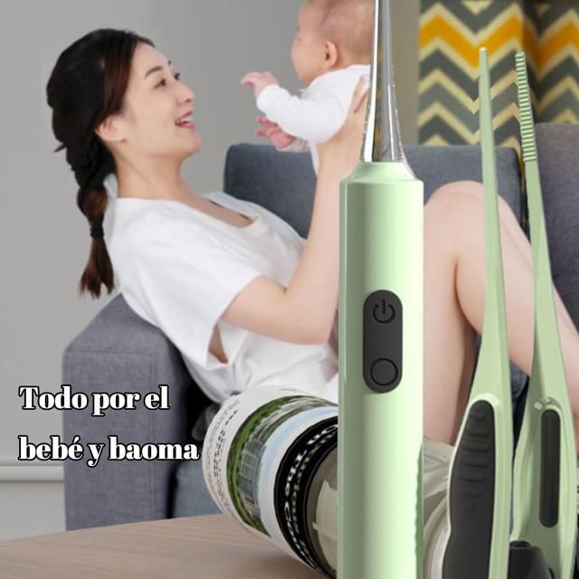 Kit de Limpieza de Oídos con Luz LED y Punta Suave