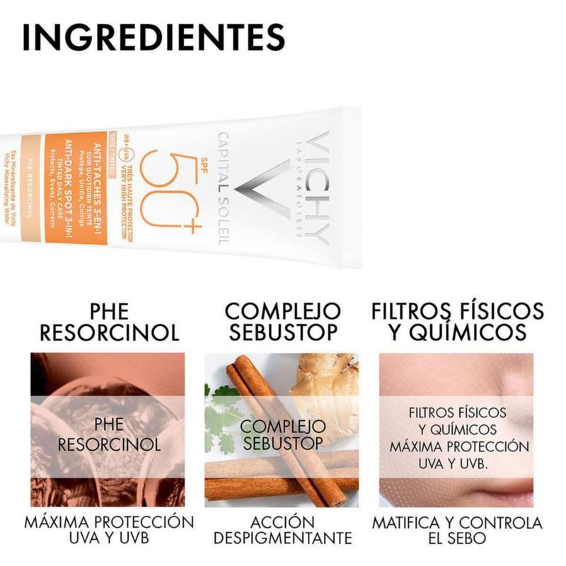 Vichy Ideal soleil FPS50 Anti-dark Cuidado protector anti-manchas 50 ml
