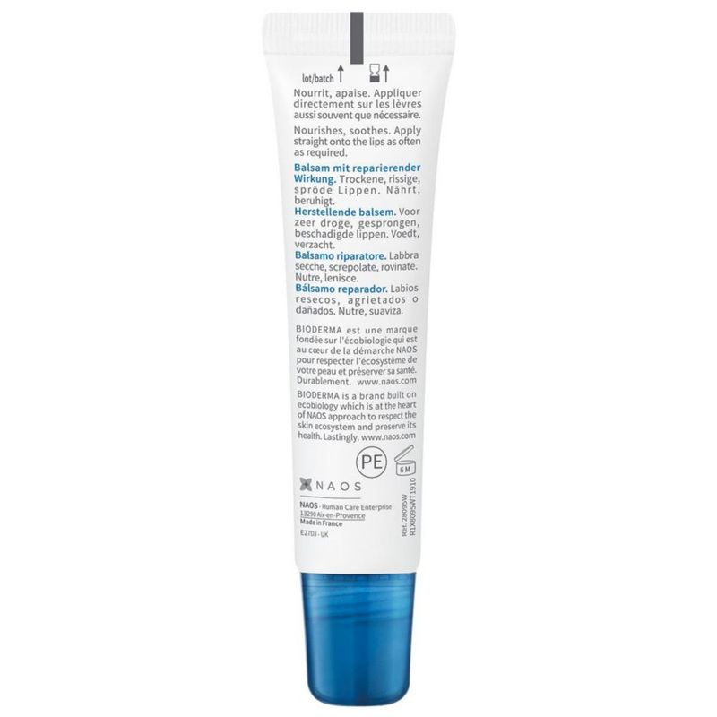 Bioderma Atoderm Labios Bálsamo hidratante 15 ml