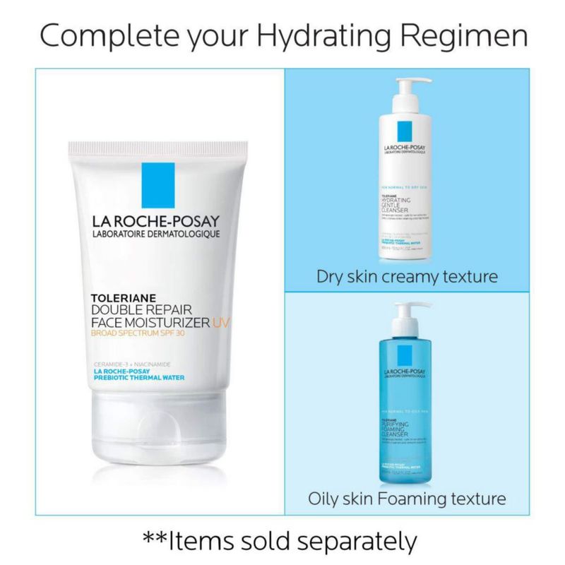Crema hidratante La Roche-Posay Toleriane Double Repair UV SPF 30