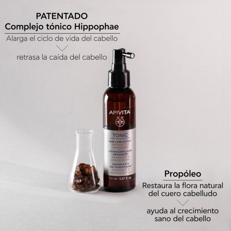 Apivita Loción tratamiento para la caída de cabello 150ml.