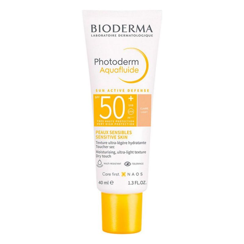 Bioderma Photoderm Aquafluido FPS50 Protector solar facial tono Claro 40 ml