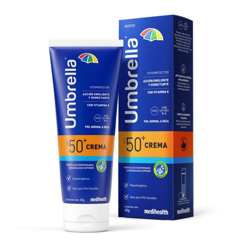 Italmex Umbrella FPS50 Crema fotoprotectora para piel normal a seca 60 gr