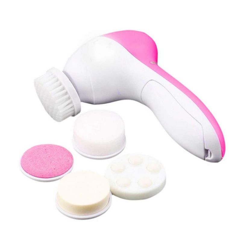 Limpiador Facial Eléctrico 5 En 1 Masajeador Exfoliante Suavizante