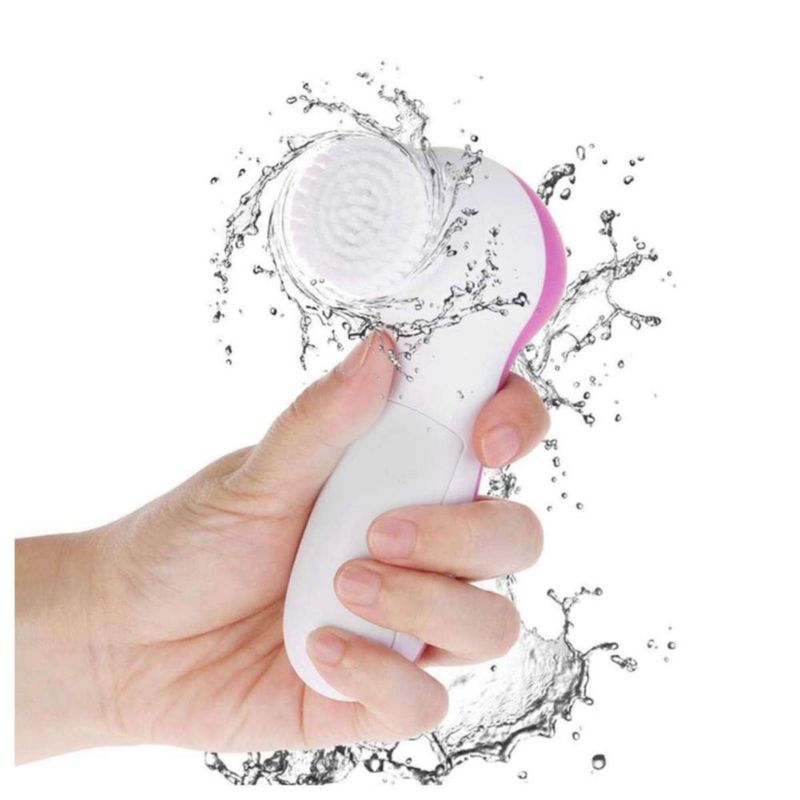 Limpiador Facial Eléctrico 5 En 1 Masajeador Exfoliante Suavizante