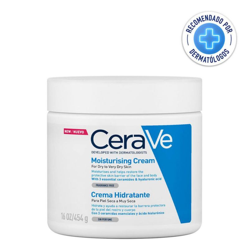 CeraVe Crema hidratante facial y corporal 453 ml