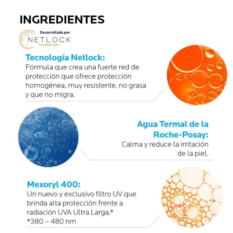 La Roche Posay Protector Solar Anthelios UVMune FPS50 Fluido invisible para piel sensible y mixta 50 ml