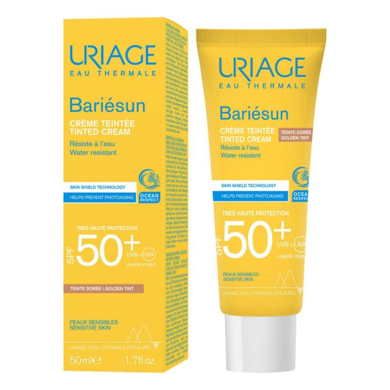 Uriage Bariesun spf50+ Crema con color tono dorado 50 ml