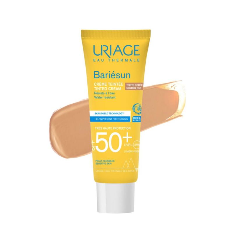 Uriage Bariesun spf50+ Crema con color tono dorado 50 ml