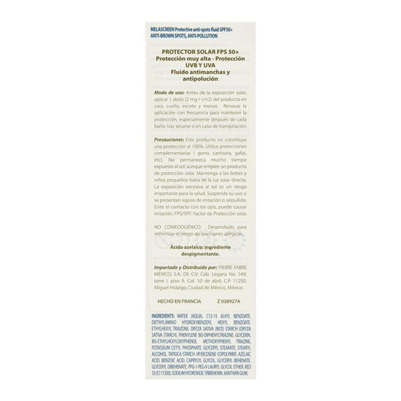Ducray Melascreen Fluido antimanchas FPS50 50 ml