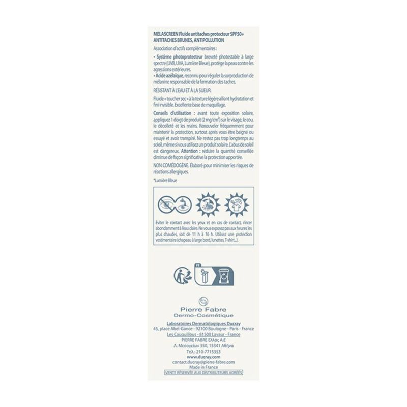 Ducray Melascreen Fluido antimanchas FPS50 50 ml