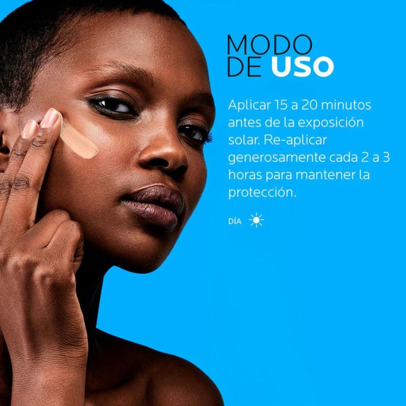 La Roche Posay Protector Solar Anthelios UVMune 400 Oil Control Fluido con color FPS 50para piel mixta, grasa y con tendencia al brillo 50 ml