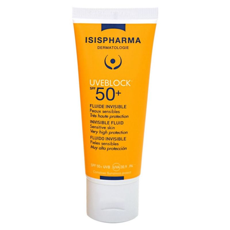 Isispharma Uveblock FPS50 Fluido invisible para pieles sensibles 40 ml