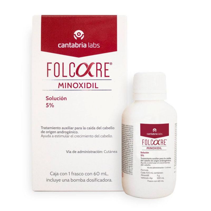 Cantabria Labs Folcare Minoxidil 5% Solución anticaída 60 ml