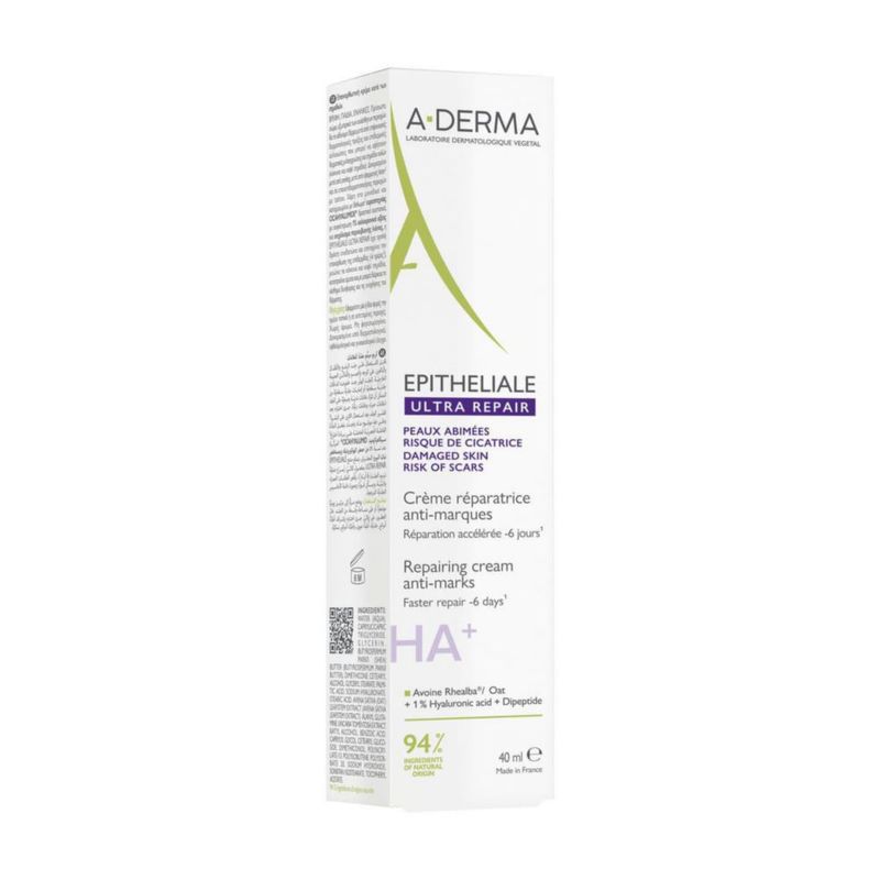Aderma Epitheliale Ultra Repair, Crema Reparadora Antimarcas 40gr.