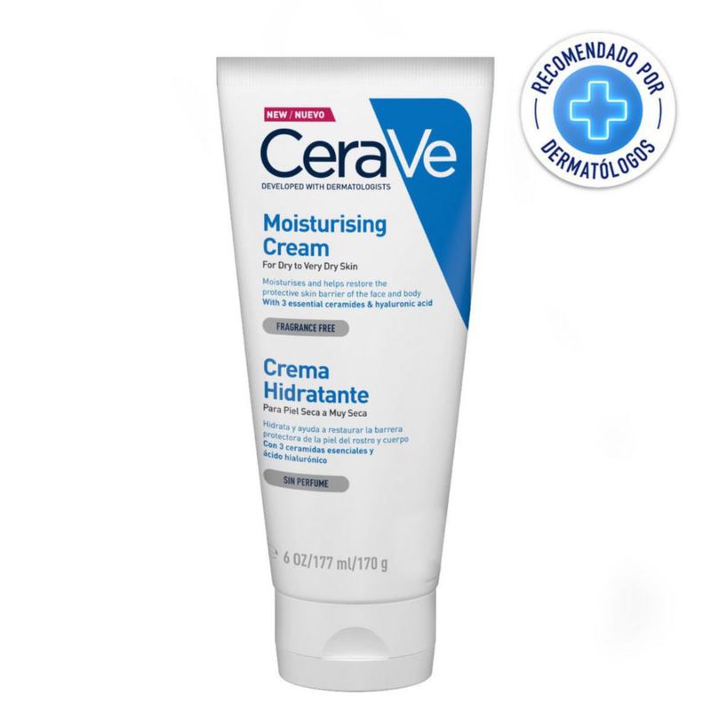 CeraVe Crema hidratante facial y corporal 170 ml