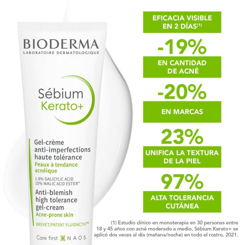 Bioderma Sébium Kerato Gel-crema anti-imperfecciones 30 ml