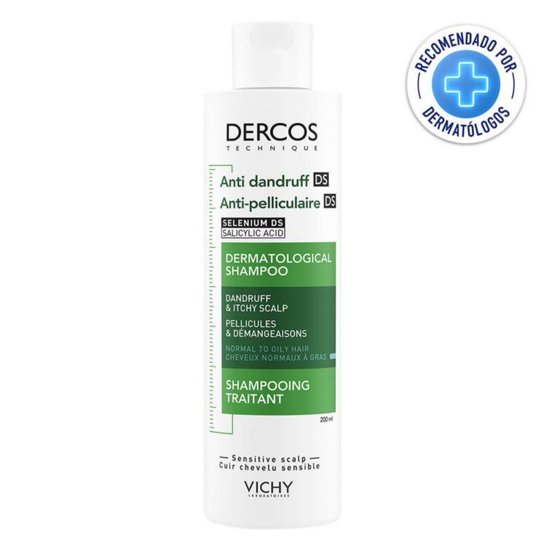 Vichy Dercos Shampoo anti-caspa grasa 200 ml