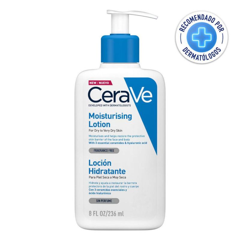 CeraVe Loción hidratante para piel seca 236 ml