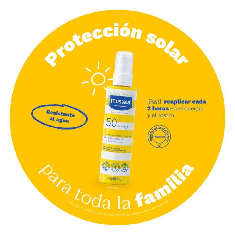 Mustela Protector Solar en Spray 200ml.