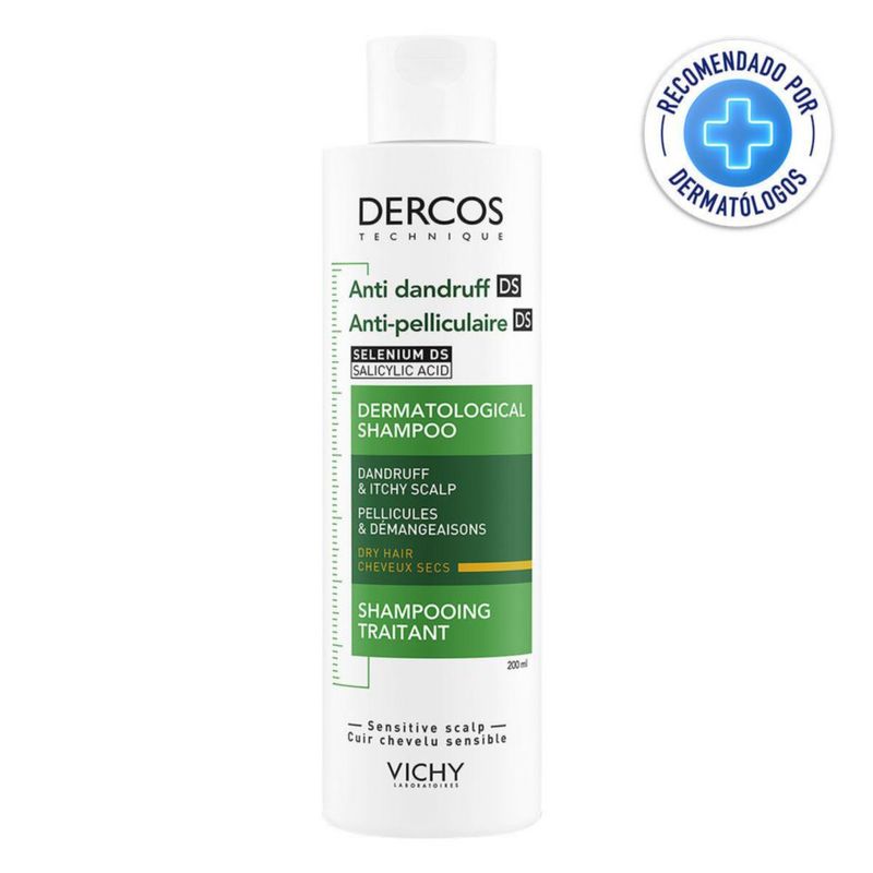 Vichy Dercos Shampoo anti-caspa seca 200 ml