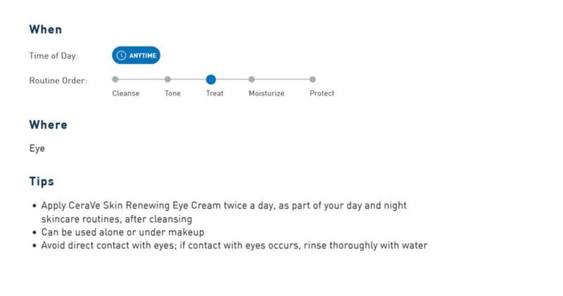 Crema de ojos CeraVe para arrugas con cafeína péptidos 15 ml