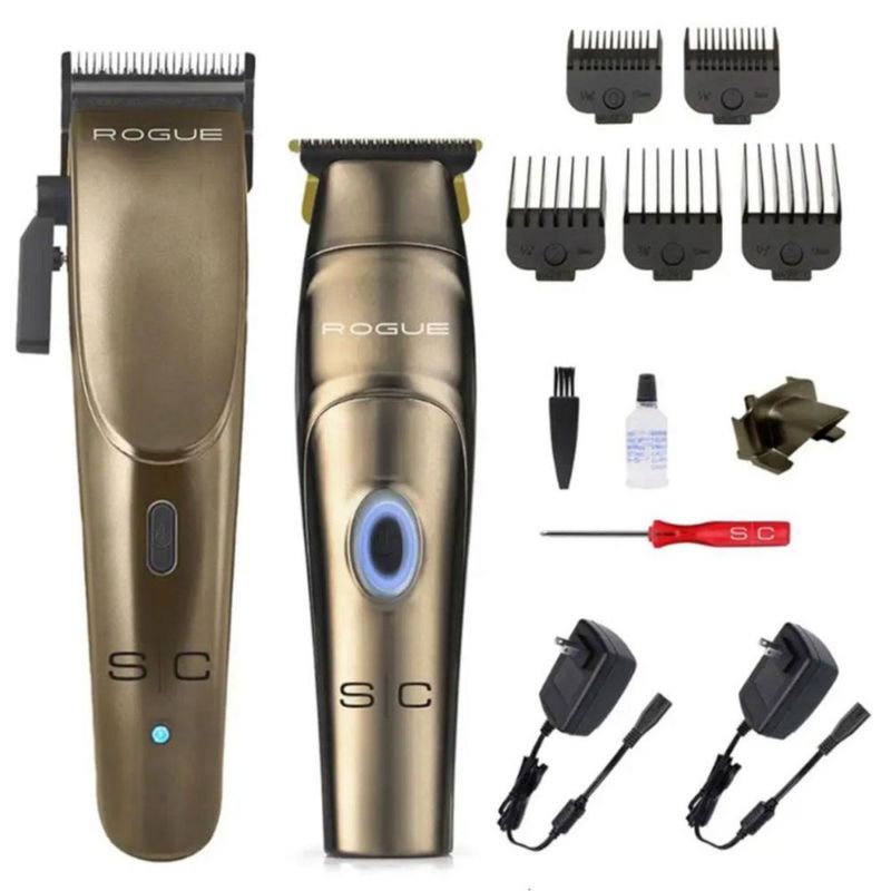 Recortadora De Pelo Combo Rogue Stylecraft Clipper Trimmer Color Metallic Gold