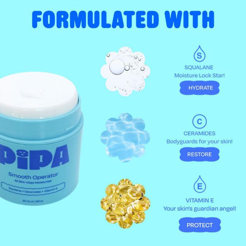 Crema hidratante Pipa Skincare Smooth Operator Kids 50 ml